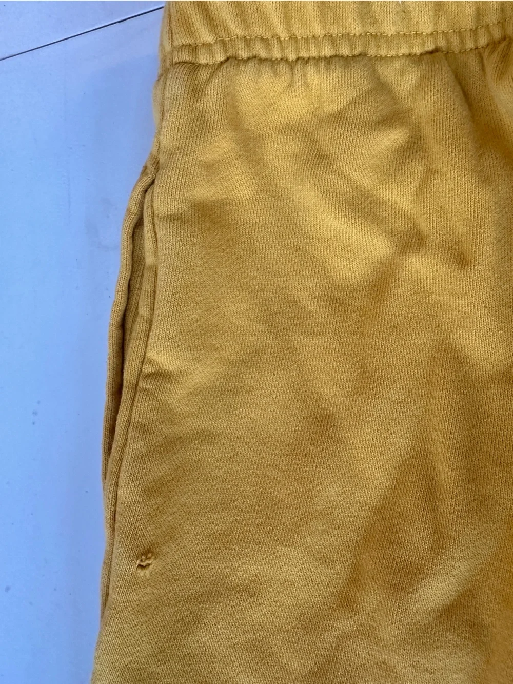 Vtg Jordan Yellow Fleece Sweatpants